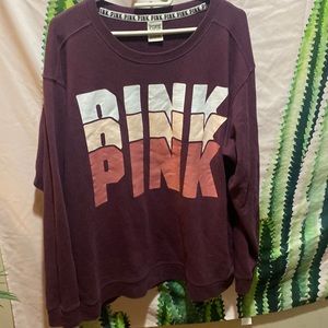 Vs pink crewneck